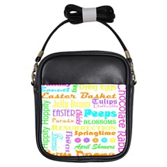 Easter Subway Blossoms Color Rainbow Chocolate Girls Sling Bags by Mariart