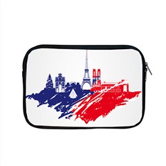 Eiffel Tower Monument Statue Of Liberty France England Red Blue Apple Macbook Pro 15  Zipper Case by Mariart