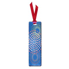 Fireworks Party Blue Fire Happy Small Book Marks by Mariart