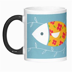 Fish Cute Swim Blue Sea Morph Mugs by Mariart