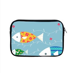 Fish Cute Swim Blue Sea Apple Macbook Pro 15  Zipper Case by Mariart