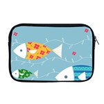 Fish Cute Swim Blue Sea Apple MacBook Pro 17  Zipper Case Front