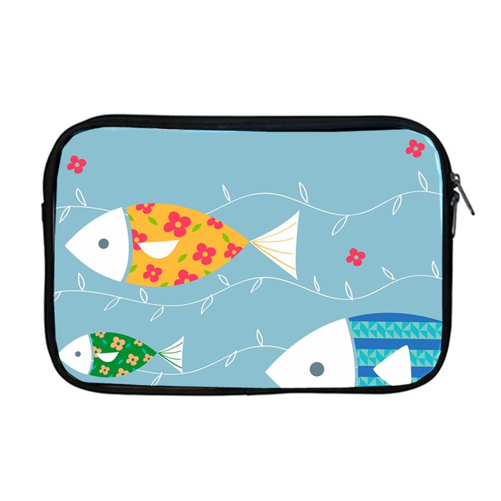 Fish Cute Swim Blue Sea Apple MacBook Pro 17  Zipper Case