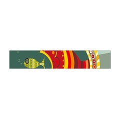 Fish Predator Sea Water Beach Monster Flano Scarf (mini) by Mariart