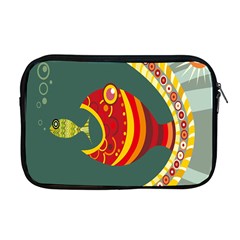 Fish Predator Sea Water Beach Monster Apple Macbook Pro 17  Zipper Case by Mariart