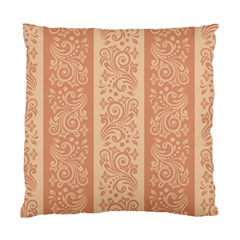 Flower Floral Leaf Frame Star Brown Standard Cushion Case (one Side) by Mariart