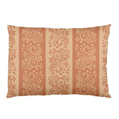 Flower Floral Leaf Frame Star Brown Pillow Case by Mariart