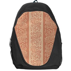 Flower Floral Leaf Frame Star Brown Backpack Bag by Mariart