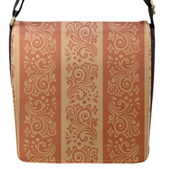 Flower Floral Leaf Frame Star Brown Flap Messenger Bag (s) by Mariart