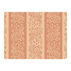 Flower Floral Leaf Frame Star Brown Double Sided Flano Blanket (mini)  by Mariart