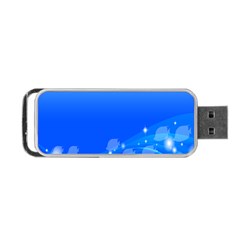 Fish Swim Blue Water Swea Beach Star Wave Chevron Portable Usb Flash (one Side) by Mariart