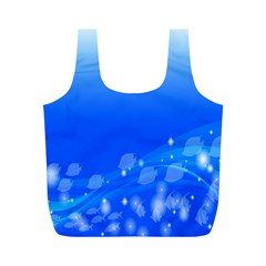 Fish Swim Blue Water Swea Beach Star Wave Chevron Full Print Recycle Bags (m)  by Mariart