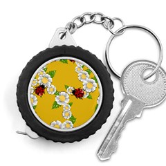 Flower Floral Sunflower Butterfly Red Yellow White Green Leaf Measuring Tapes by Mariart