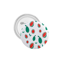 Fruit Green Red Guavas Leaf 1 75  Buttons by Mariart