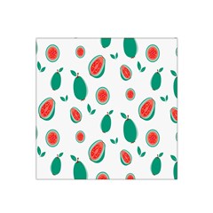 Fruit Green Red Guavas Leaf Satin Bandana Scarf by Mariart