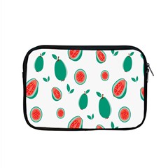 Fruit Green Red Guavas Leaf Apple Macbook Pro 15  Zipper Case by Mariart