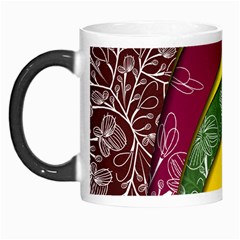 Flower Floral Leaf Star Sunflower Green Red Yellow Brown Sexxy Morph Mugs by Mariart