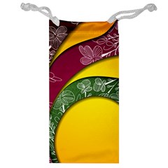 Flower Floral Leaf Star Sunflower Green Red Yellow Brown Sexxy Jewelry Bag by Mariart