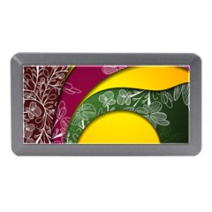 Flower Floral Leaf Star Sunflower Green Red Yellow Brown Sexxy Memory Card Reader (mini) by Mariart