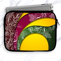 Flower Floral Leaf Star Sunflower Green Red Yellow Brown Sexxy Apple Ipad 2/3/4 Zipper Cases by Mariart