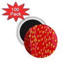 Fruit Seed Strawberries Red Yellow Frees 1.75  Magnets (100 pack)  Front