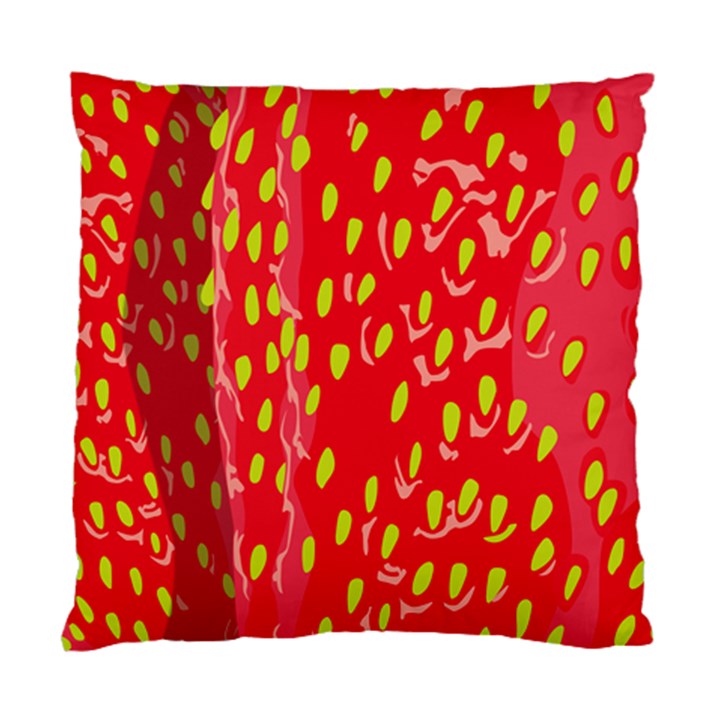 Fruit Seed Strawberries Red Yellow Frees Standard Cushion Case (One Side)