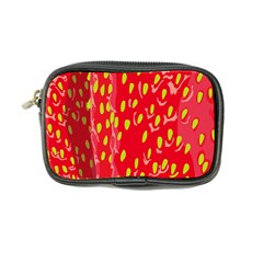 Fruit Seed Strawberries Red Yellow Frees Coin Purse