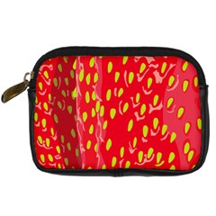 Fruit Seed Strawberries Red Yellow Frees Digital Camera Cases by Mariart