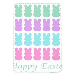 Happy Easter Rabbit Color Green Purple Blue Pink Flap Covers (l)  by Mariart