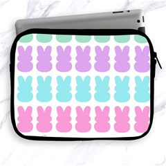 Happy Easter Rabbit Color Green Purple Blue Pink Apple Ipad 2/3/4 Zipper Cases by Mariart