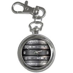 Iron Content Hole Mix Polka Dot Circle Silver Key Chain Watches by Mariart