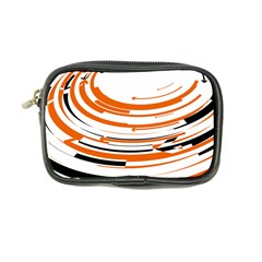 Hole Black Orange Arrow Coin Purse by Mariart