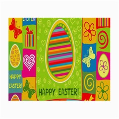 Happy Easter Butterfly Love Flower Floral Color Rainbow Small Glasses Cloth by Mariart