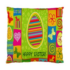 Happy Easter Butterfly Love Flower Floral Color Rainbow Standard Cushion Case (one Side) by Mariart