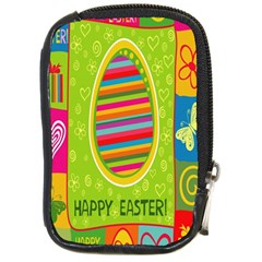 Happy Easter Butterfly Love Flower Floral Color Rainbow Compact Camera Cases by Mariart