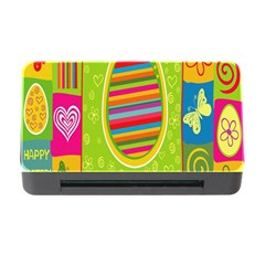 Happy Easter Butterfly Love Flower Floral Color Rainbow Memory Card Reader With Cf by Mariart