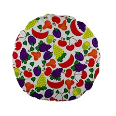 Fruite Watermelon Standard 15  Premium Flano Round Cushions