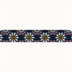 Floral Flower Star Blue Small Bar Mats by Mariart