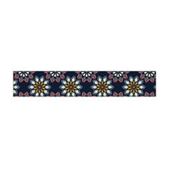 Floral Flower Star Blue Flano Scarf (mini) by Mariart