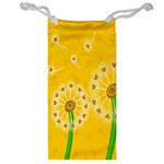 Leaf Flower Floral Sakura Love Heart Yellow Orange White Green Jewelry Bag Front