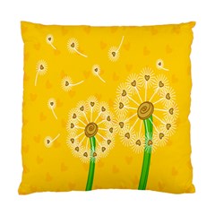 Leaf Flower Floral Sakura Love Heart Yellow Orange White Green Standard Cushion Case (two Sides)