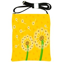 Leaf Flower Floral Sakura Love Heart Yellow Orange White Green Shoulder Sling Bags