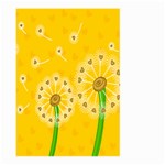 Leaf Flower Floral Sakura Love Heart Yellow Orange White Green Large Garden Flag (Two Sides) Front