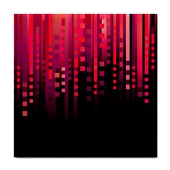 Line Vertical Plaid Light Black Red Purple Pink Sexy Tile Coasters by Mariart