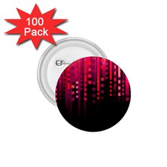 Line Vertical Plaid Light Black Red Purple Pink Sexy 1 75  Buttons (100 Pack) 