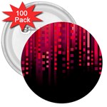 Line Vertical Plaid Light Black Red Purple Pink Sexy 3  Buttons (100 pack)  Front