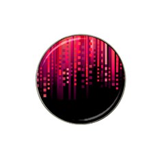 Line Vertical Plaid Light Black Red Purple Pink Sexy Hat Clip Ball Marker (4 Pack) by Mariart