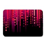 Line Vertical Plaid Light Black Red Purple Pink Sexy Plate Mats 18 x12  Plate Mat