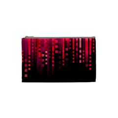 Line Vertical Plaid Light Black Red Purple Pink Sexy Cosmetic Bag (small)  by Mariart