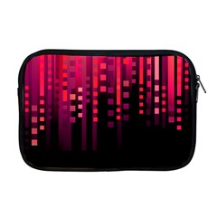 Line Vertical Plaid Light Black Red Purple Pink Sexy Apple Macbook Pro 17  Zipper Case by Mariart